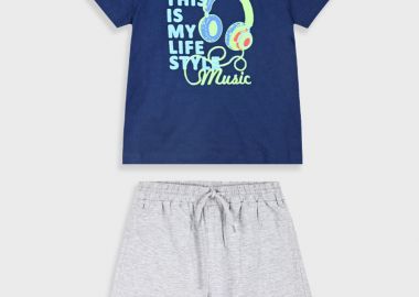 Σετ με τύπωμα για αγόρι | ΜΕΛΑΝΖΕ - Energiers - 